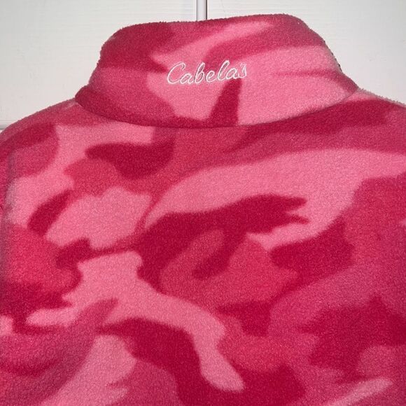 Cabela’s little girl youth XS 4/5 pink warm fleece Camo camouflage  jacket - Picture 11 of 15